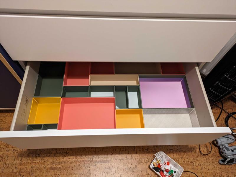 IKEA Malm Cabinet Drawer Insert / Komode Schublade Organizer