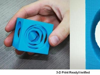 Turner’s Cube – 3D Printable & CNC Machinable