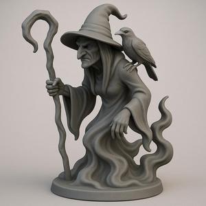 Smoke-Robed Witch