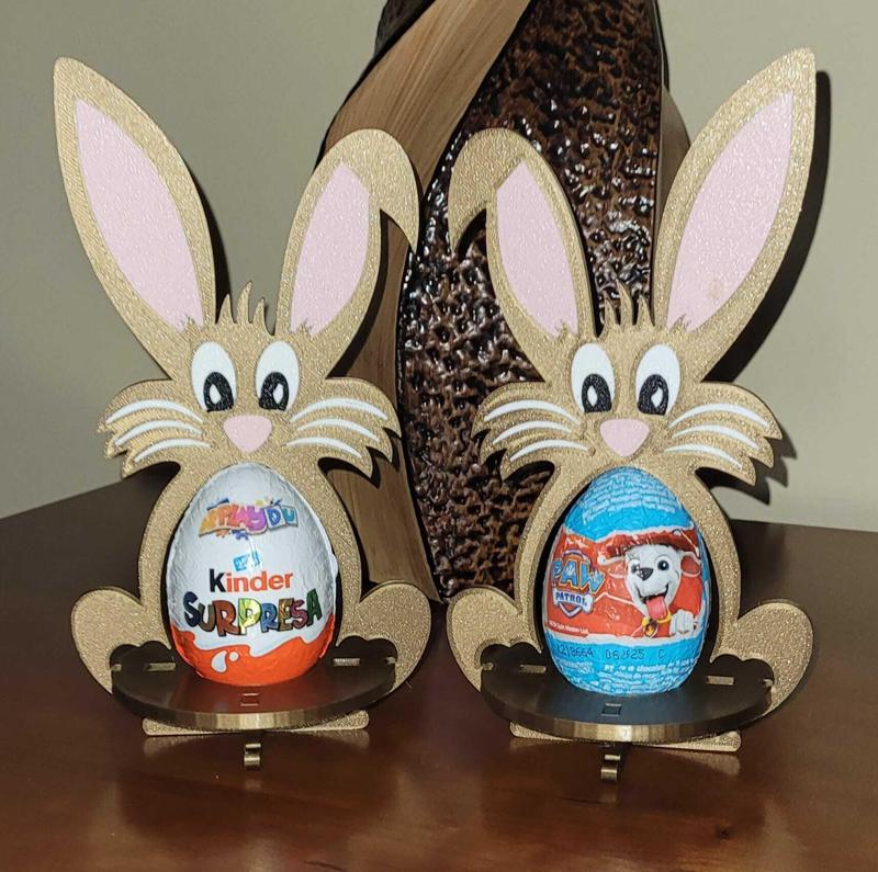 Easter Kinder Bunny Left