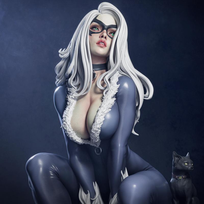 Black Cat 3D Print