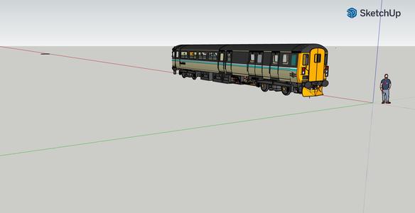 MK2 Dbso coach model railway carriage model train