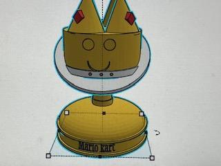 Mario Kart tournament cup.