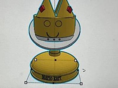 Mario Kart tournament cup.