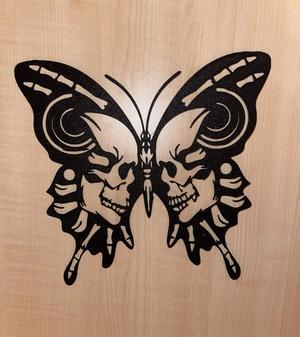 Wall Decoration: Skull Butterfly