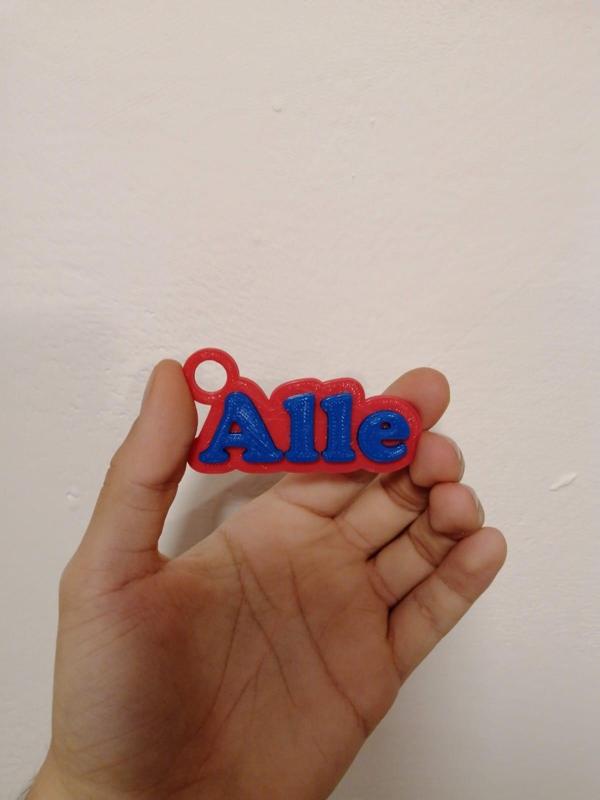 "Alle" Keychain custom