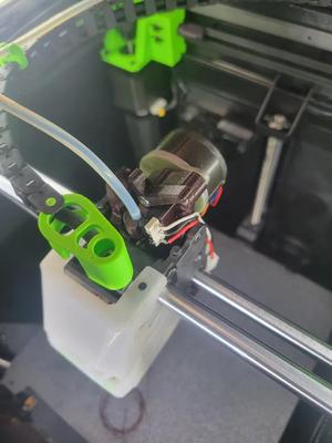 K1 bmg extruder with runnout sensor, ptfe collet and filament cutter