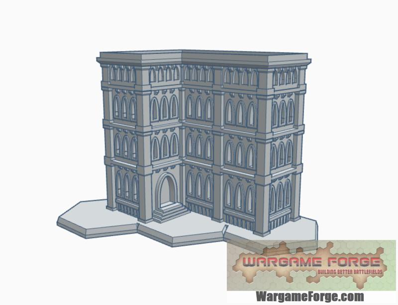 Gothic Building 23 with Hex Base GHB023