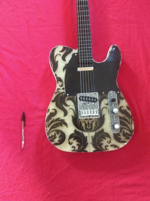 electric telecaster type guitar body