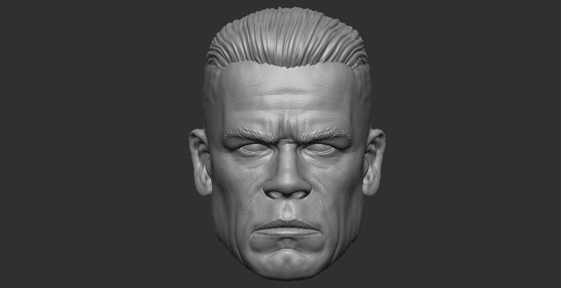 John Cena Heel head for figures