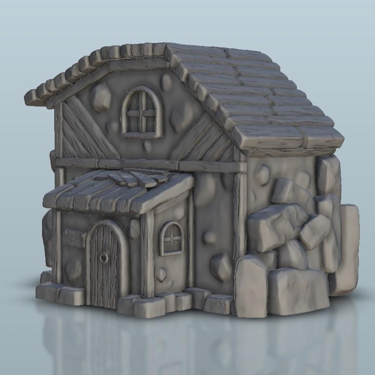 House 11 - Medieval scenery terrain wargame
