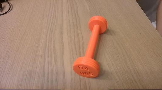 Kleinkinder Hantel (Gewichte und Hantelstange)