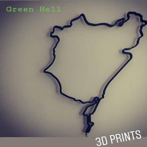 Nurburgring circuit for wall (BIG) with LED