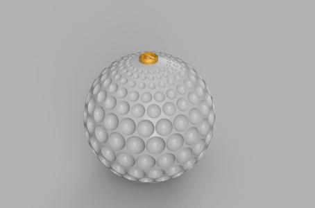 Inverse Bubble Ball (Christbaumkugel)