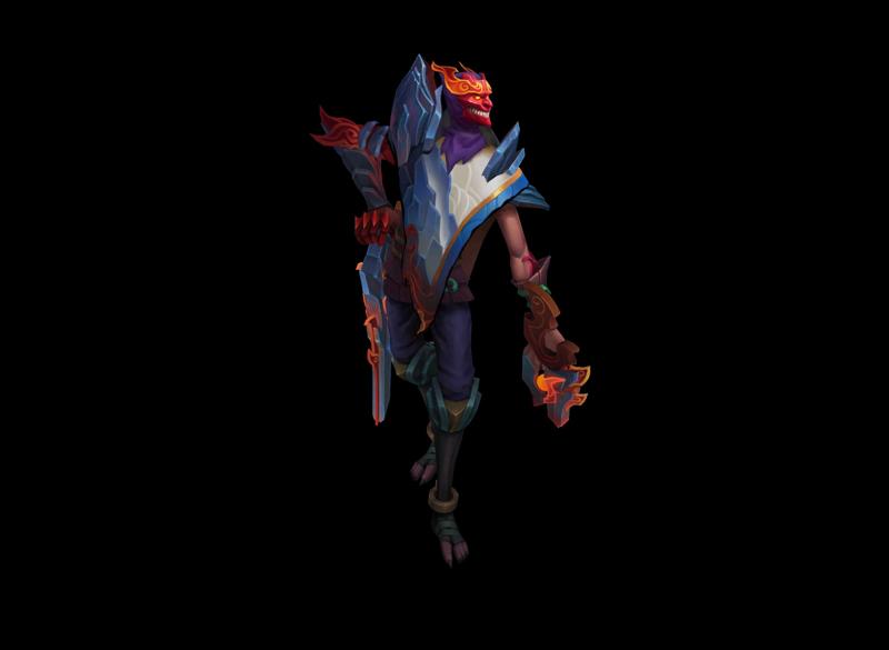 Shan Hai Scrolls Jhin League of Legends 3D print model