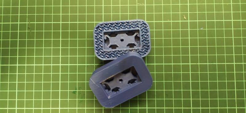 Stop mold - foot for profile 2040