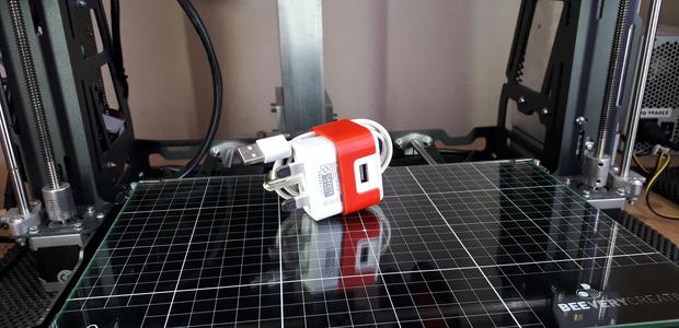 Phone charger cable tidy.