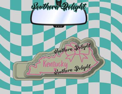 Kentucky w/ bow Freshie Mold