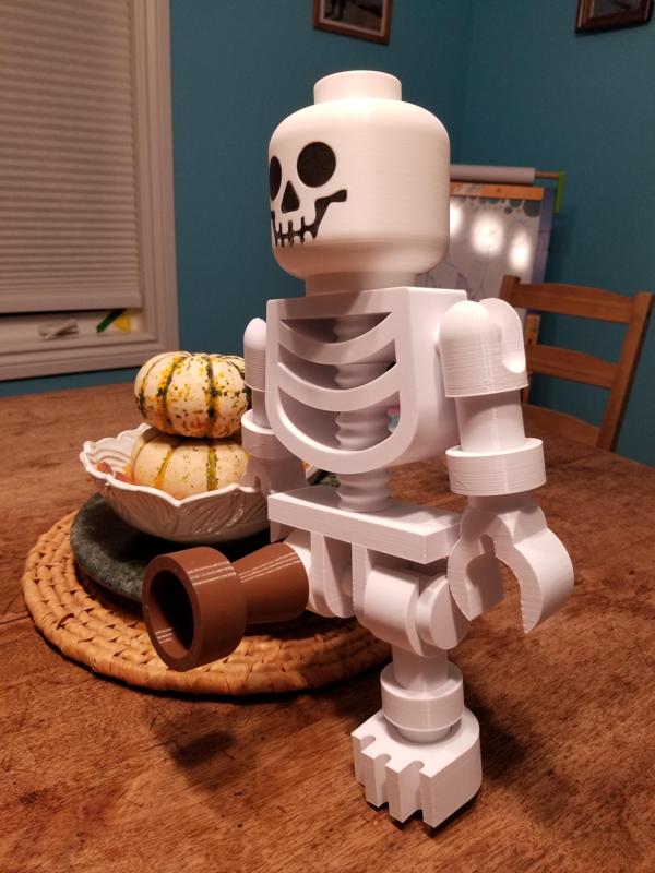 Peg Leg for Classic Skeleton Minifig