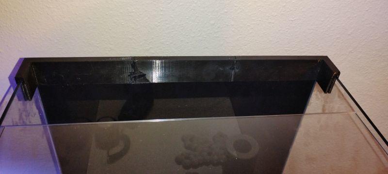 Rimless Aquarium Tank Rear Wall Strengthener for 4mm Glass Imagitarium  Cube 14 Gallon