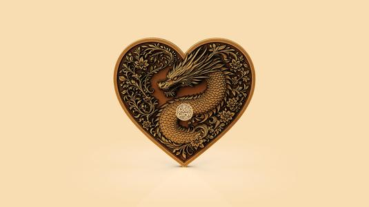 Dragon Heart STL