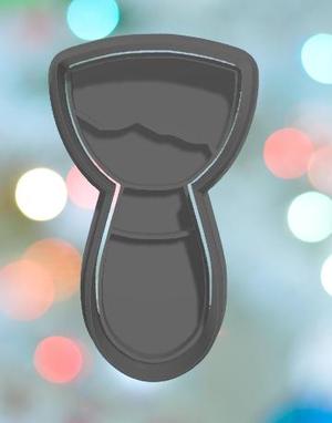 Artist Mop Brush Cookie Cutter