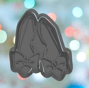 Shoes With Bow Cookie Cutter
