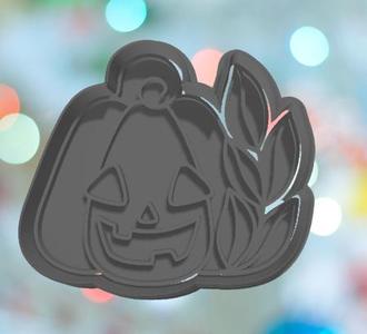 Halloween Greenery Jack o Lantern Cookie Cutter