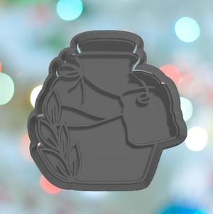Botanical Halloween Potion Bottle Cookie Cutter