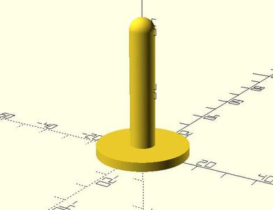 Button for Planks Constant Apparatus