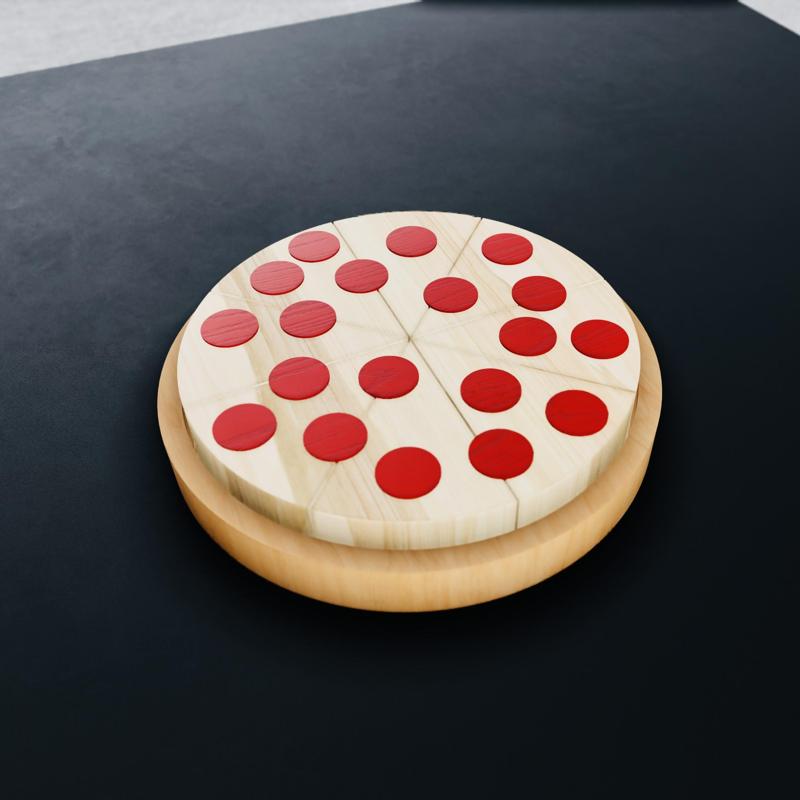 Pizza Puzzle - Montessori Toy