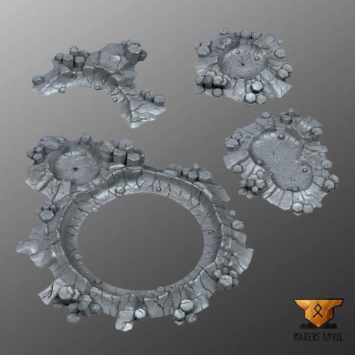 Planetary Outpost - Crystal craters