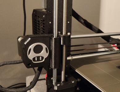 Prusa i3 MK3S X-Axis Cover Super Mario Mushroom