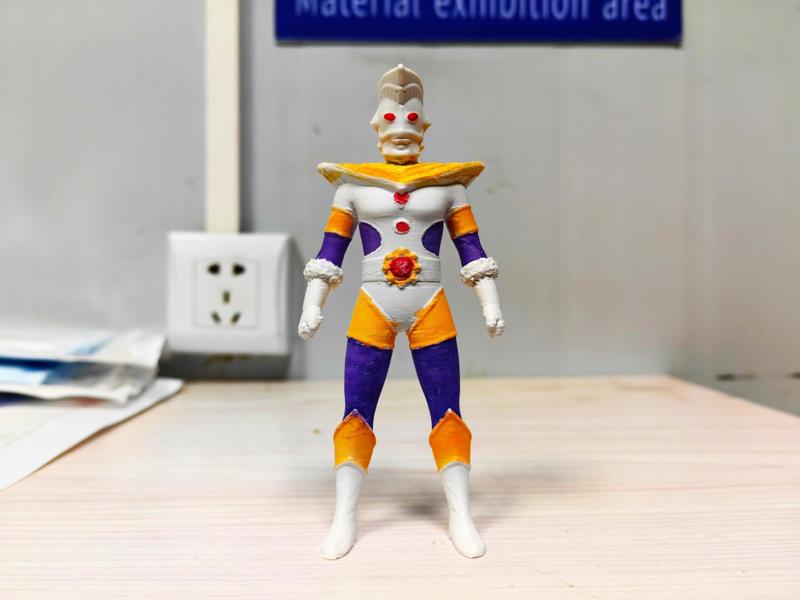 Ultra King, one of the mysterious Four Ultras, detailed coloring decompression version