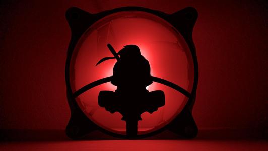 Itachi Uchiha PC fan cover