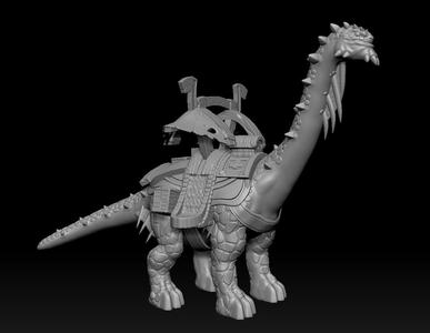Brutosaur Mount Miniature