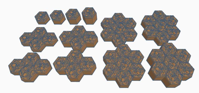Rough Hills Hex Map Scale Set