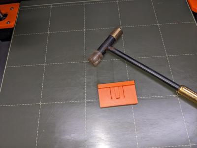 Tenon Wedge Hammer Joint Test