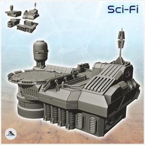 Reinforced command base with landing platform (7)