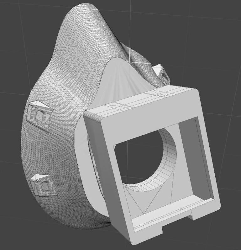 Covid Roomba HEPA Mask