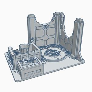 Ruined Mech Garage MilR021