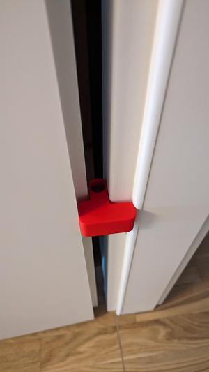 Door blocker 40mm round hinges