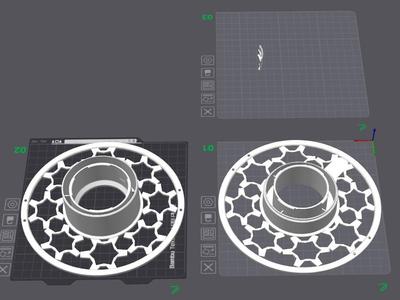 Bambu spool. Gear Edition for A1 Mini. 