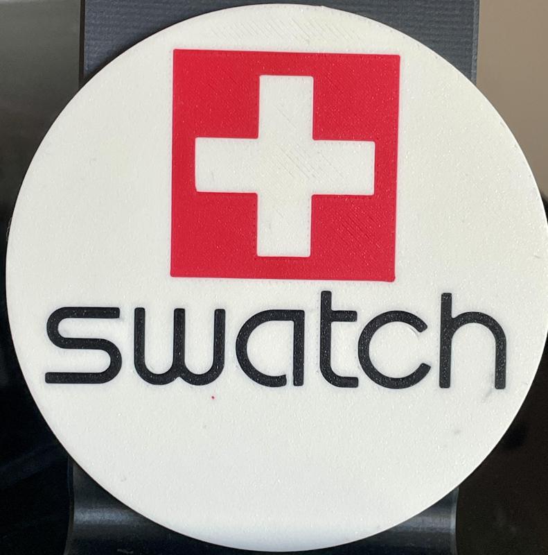 Swatch coaster