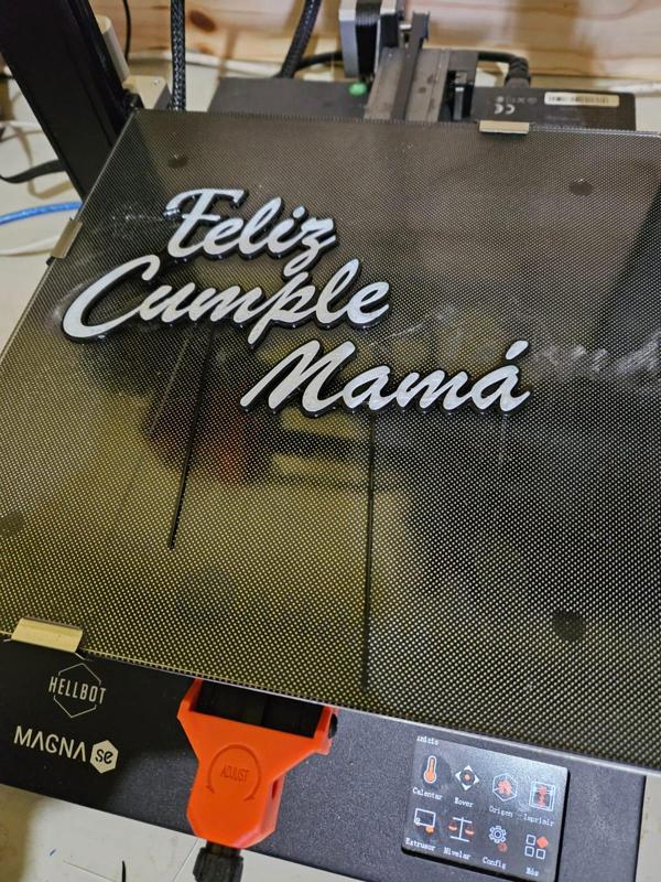 Cake topper Feliz Cumple Mamá