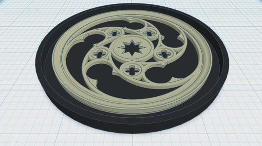 Gothic Rose Window Coaster 6