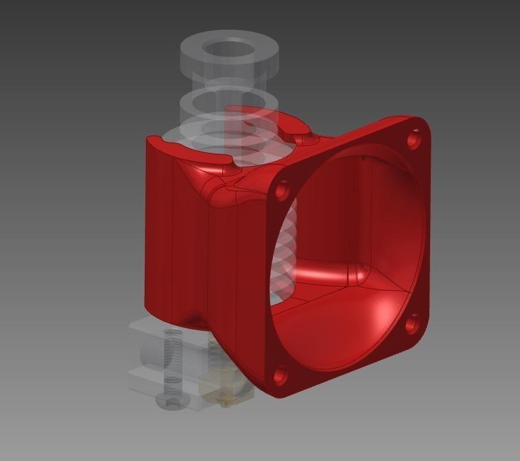 E3D v6 Hotend - 40mm Fan Duct