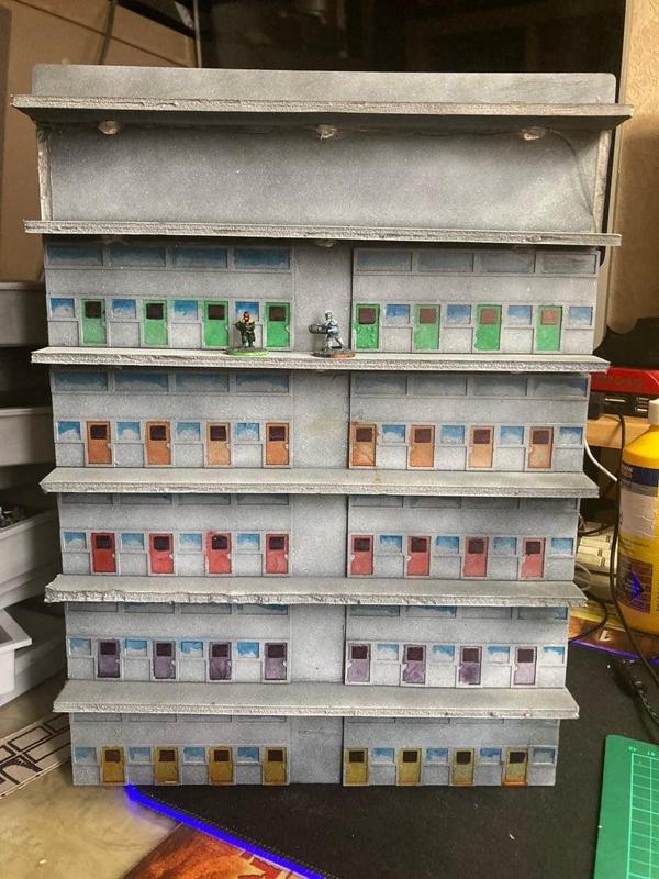 Tower Block Apartment Front Skins