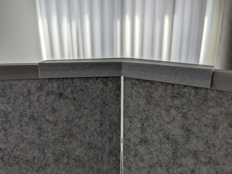 IKEA SIDORNA noise dampening wall angled connectors