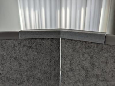 IKEA SIDORNA noise dampening wall angled connectors